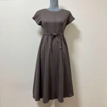 COHINA 코히나 성인 여성용 멋진 여름 롱 원피스 리본 벨트 원피스