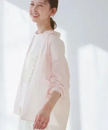 로페피크닉 면 보일 백 턱 셔츠