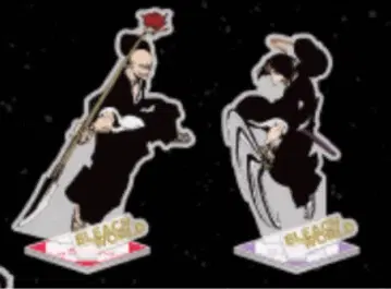 BLEACH 금박 아크릴 스탠드 아야세 가와 유미치 이치카쿠 2종 세트