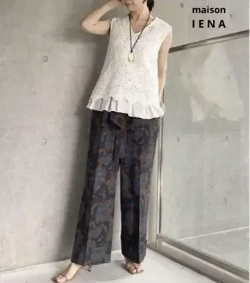 Maison IENA 코드 레이스 레이어드 블라우스
