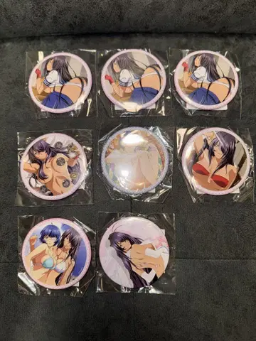 제비뽑기당 진 일기당천 웨딩 복권 75mm 캔 패치 8개