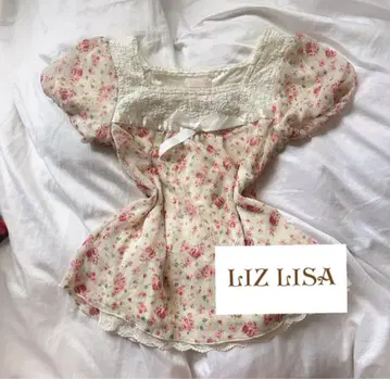 LIZLISA 꽃무늬 상의 리즈리사 공주 갸루 고스로리 공주 로리