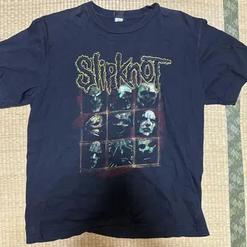 Slipknot 그래픽 티셔츠 블랙