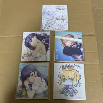 Fate FGO 색지 5종 세트