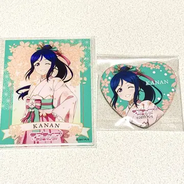 Aqours 마츠우라 카난 게이머즈 벚꽃 일본 의류 캔뱃지 아크릴 카드