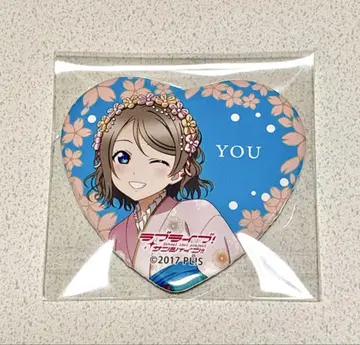 Aqours 와타나베 요 게이머즈 벚꽃 일본 의류 캔뱃지