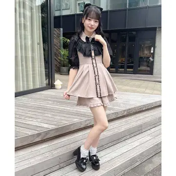 ROJITA 요크 레이스 프릴 셋업