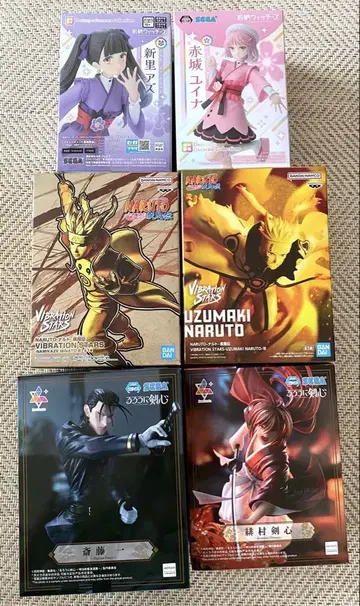 바람의 검심, NARUTO, 마에바시 위치즈 피규어