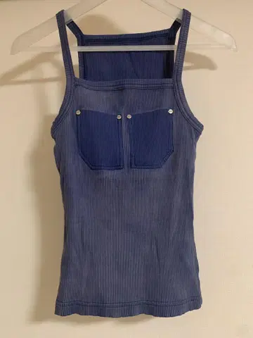 DION LEE 블루 리벳 포켓 탑스