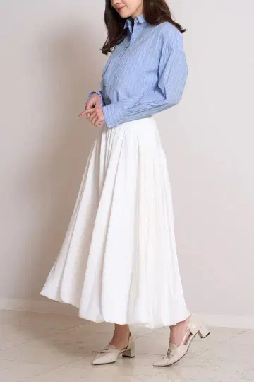 새상품급 Herlipto Gather Balloon Long Skirt