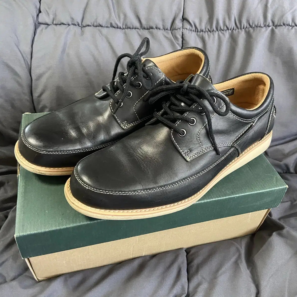 Hawkins black men's shoes 265 (HL82004)
