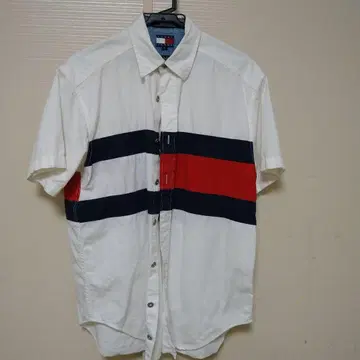 TOMMY JEANS 반팔 셔츠 스트라이프