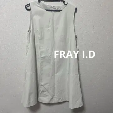 FRAY I.D 아이보리 슬리브리스 원피스 사이즈 1