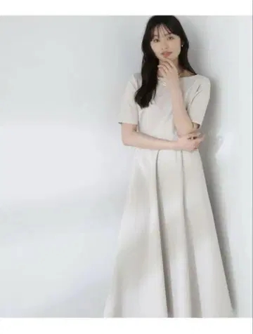 NATURAL BEAUTY BASIC 백 오픈 티셔츠 원피스