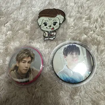 3대째 JSB 이와타 타카노리 록키 JSBLAND STARS 캔뱃지 와펜