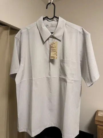 MUJI 무인양품 전 상품 신상품 신사 바람이 잘 통하는 반팔 피케 셔츠