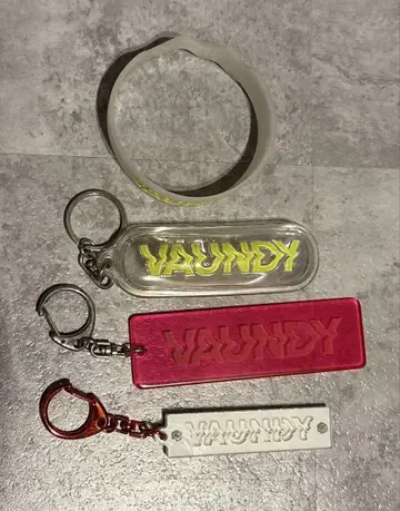 vaundy 키링, 러버 밴드 4종 세트