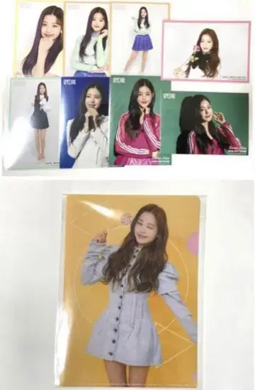IZ*ONE 원영 IVE 브로마이드 클리어 파일