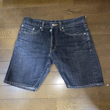 스웨거 숏 팬츠 블랙 데님 28인치
