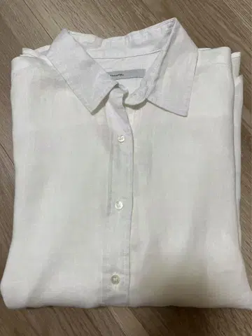 프레임워크 프렌치 린넨 레귤러 카라 셔츠