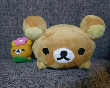 리락쿠마 봉제 인형 봉제 마스코트 꽃 산에쿠스