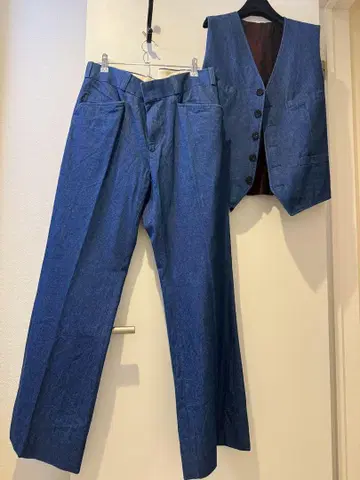 The Styled Japan 파랑 슬랙스 베스트 세트