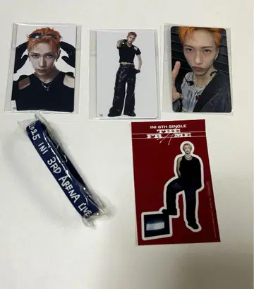 INI 이케자키 리토 트레이딩 카드 러버 밴드 5종 세트