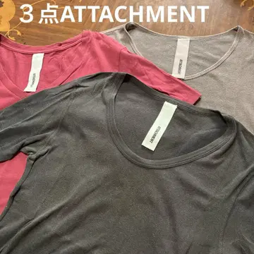 3개 묶음 판매 ATTACHMENT 티셔츠 Y2K