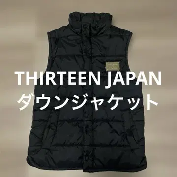 THIRTEEN JAPAN 서틴 재팬 다운 자켓 M 블랙