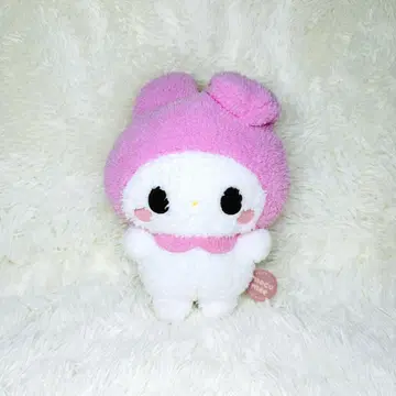 레어 새상품급 마이멜로디 귀여운 moco mee 봉제 인형 마스코트