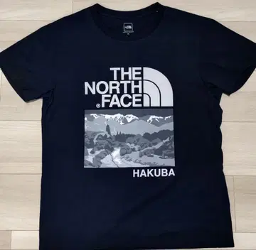 블랙 티셔츠 NORTH FACE 하쿠바 한정판 XL 사이즈
