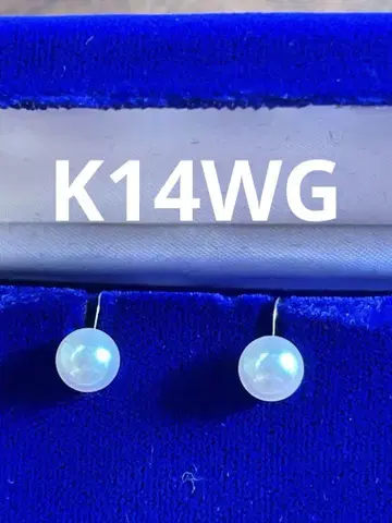 화이트 펄 K14WG 귀찌