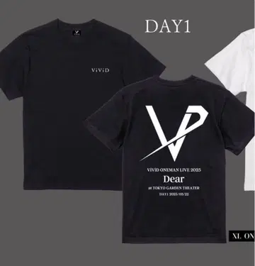 ViViD ONEMAN LIVE 2025 -Dear- 티셔츠 블랙