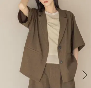 LOWRYS FARM 홉삭 자켓 SS 브라운