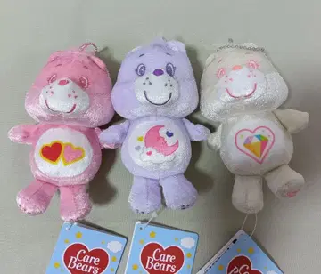 케어 베어 샤이니 벨로아 마스코트 봉제 인형 공 체인 마스코트