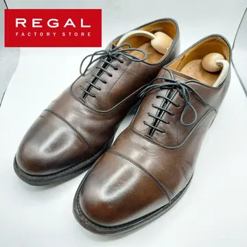 REGAL 리갈 비즈니스 스트레이트 팁 브라운