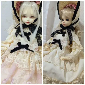 1/4 (40cm) 인형용 드레스 세트 4개 MSD.SDM.MDD 등