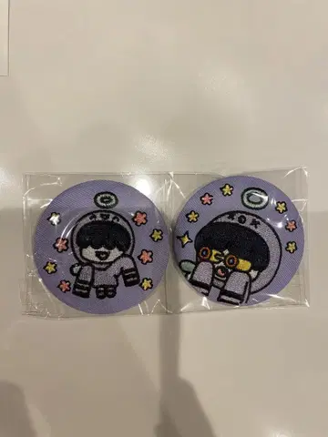 TXT 훔냐린 자수 캔뱃지 2개 세트