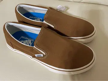 미사용 새상품 Vans 브라운 슬립온 25.5cm