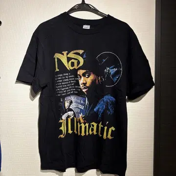 Nas ILLMATIC 티셔츠 L 사이즈 블랙