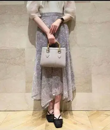 snidel 자수 일레헴 스커트