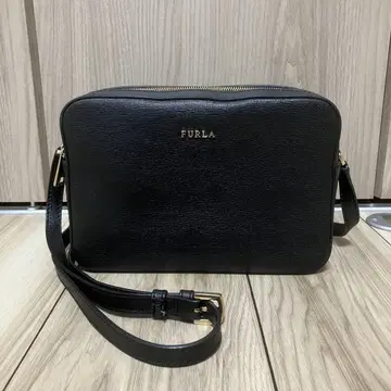 FURLA 훌라 가죽 숄더백 더블 지퍼