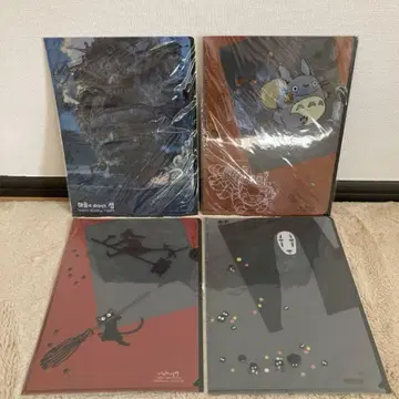 새상품 한국 한정판 동동이 공화국 스튜디오 지브리 클리어 파일 4장 세트