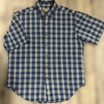 USA제 LL bean 엘엘빈 체크 셔츠 L