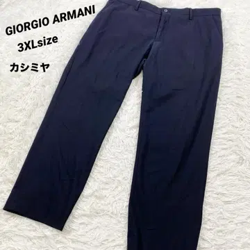 이탈리아제 GIORGIO ARMANI 캐시미어 96% 네이비 슬랙스