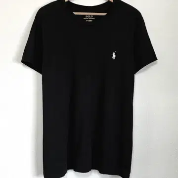 랄프 로렌 티셔츠 포니 블랙 로고 원포인트 폴로 셔츠