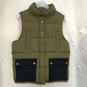 T.yamai paris 다운 베스트 카키 7303
