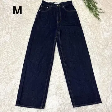 AZULBYMOUSSY 와이드 데님 팬츠 청바지 네이비 하이웨스트
