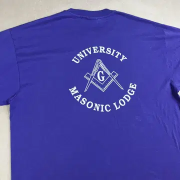 90s Hanes 티셔츠 프리메이슨 빈티지 비밀 결사 레어