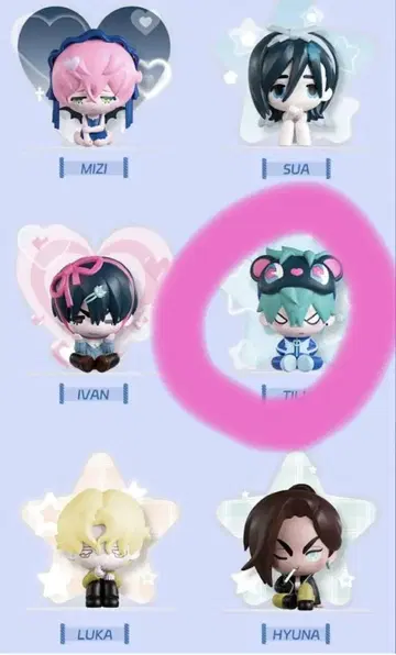 에이리언 스테이지 피규어, 트레이딩 카드, 색지 4종 세트 틸